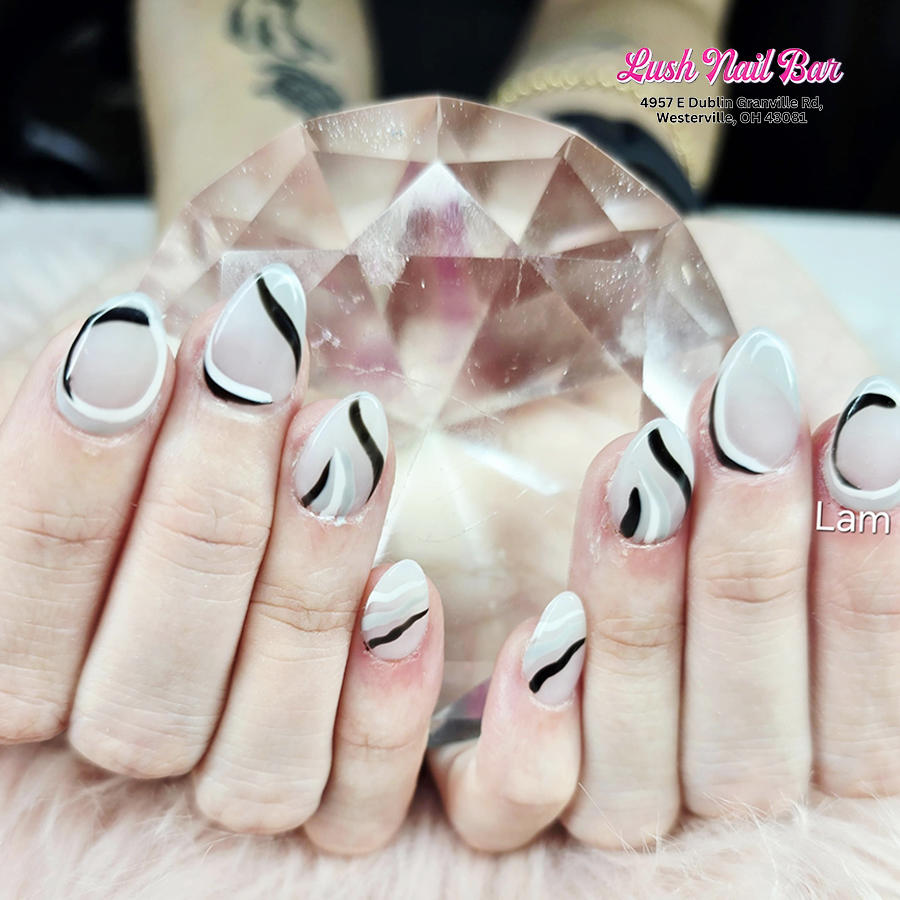 Nail art at Lush Nail Bar
